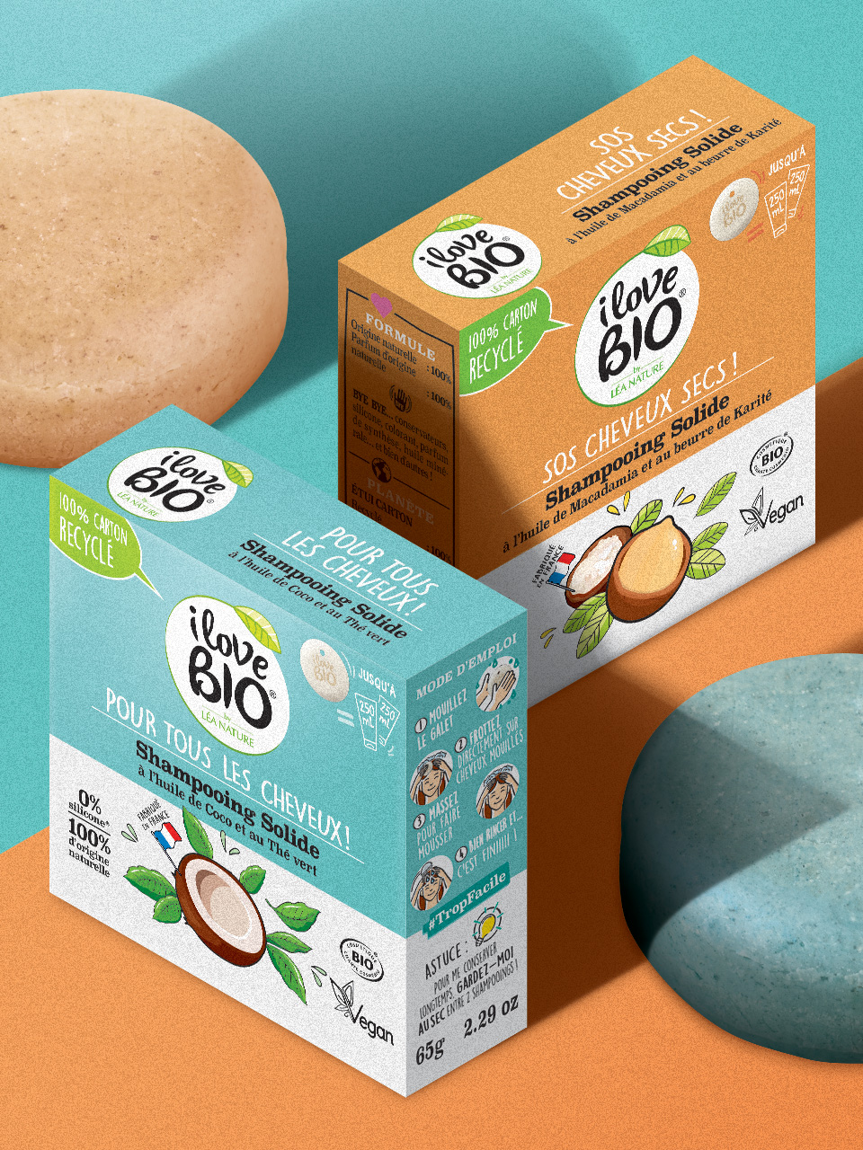 Image d'illustration des shampooing solide I Love Bio