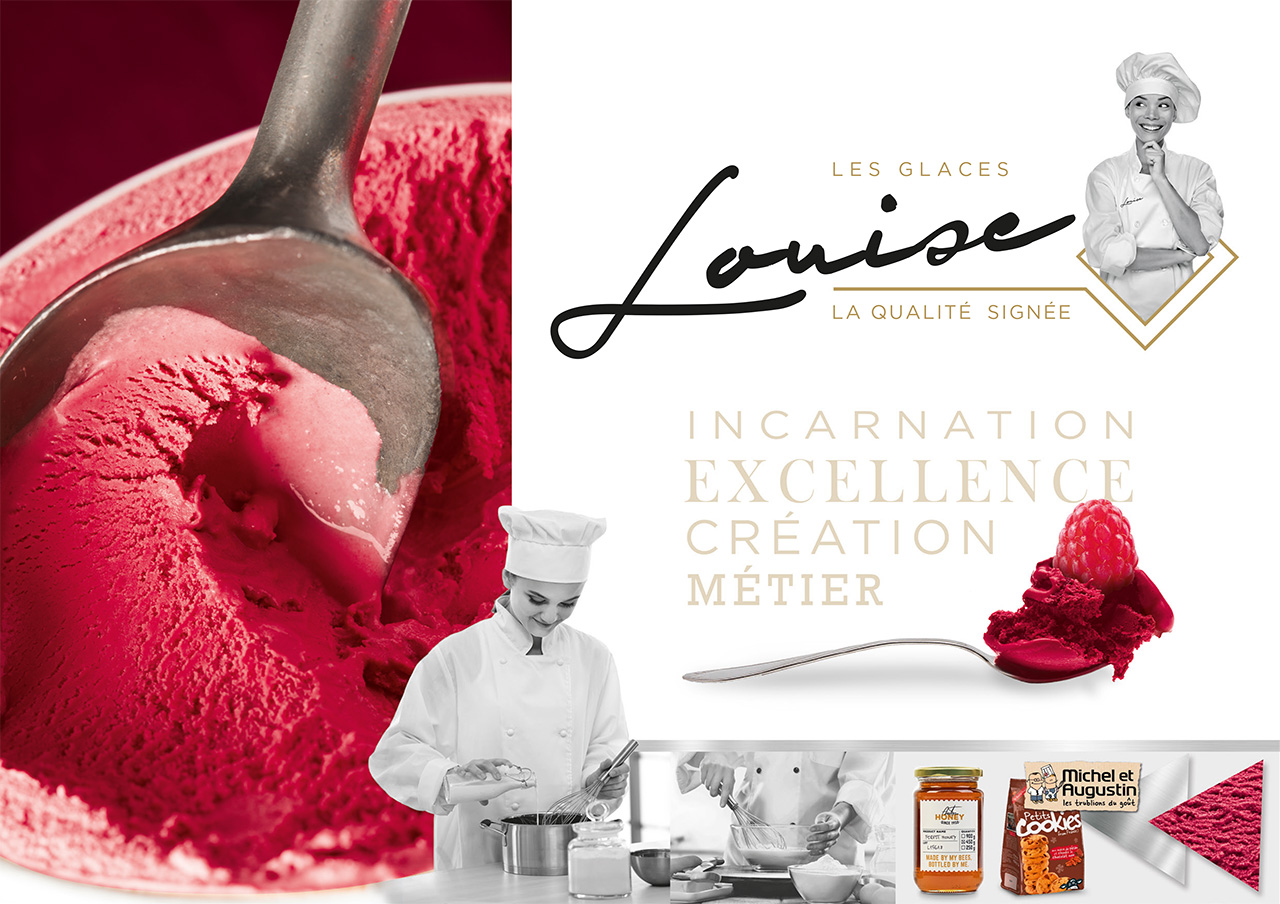 Visuel du premier board concept Louise