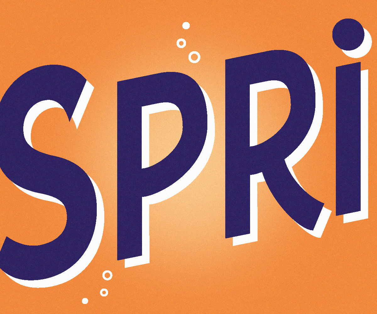 Détail des éléments visuels du soda cocktail Spritz sans alcool du groupe Casino